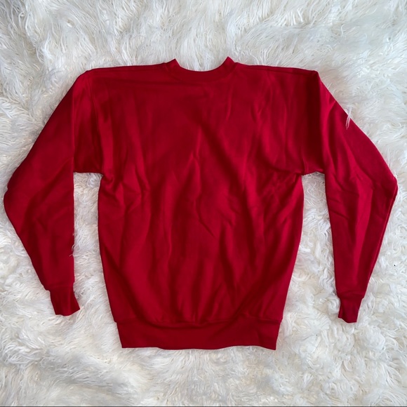 Red Graphic “Ugly Christmas Sweater” Hanes Size: S - Picture 6 of 6